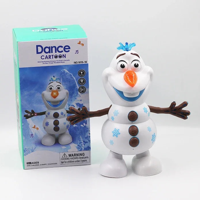 Boneco do Olaf de Frozen com Dança Automática