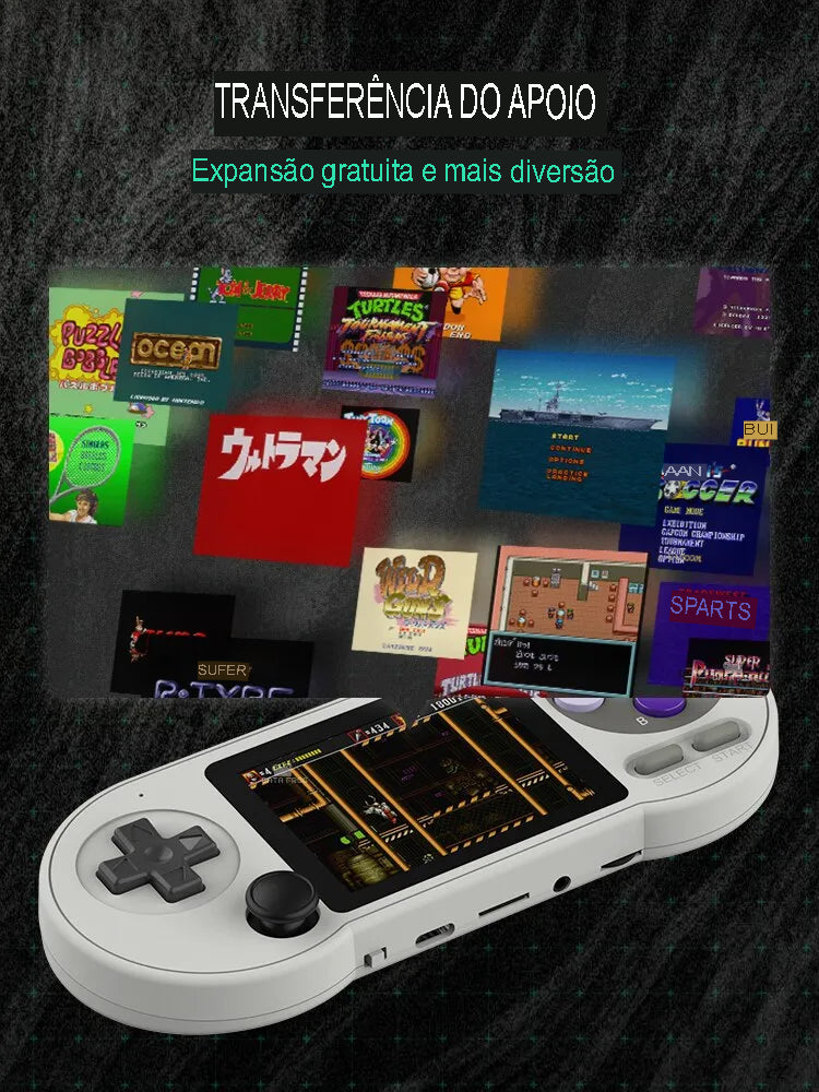 Console de Jogos Portátil Retro - 6000 Jogos para Crianças